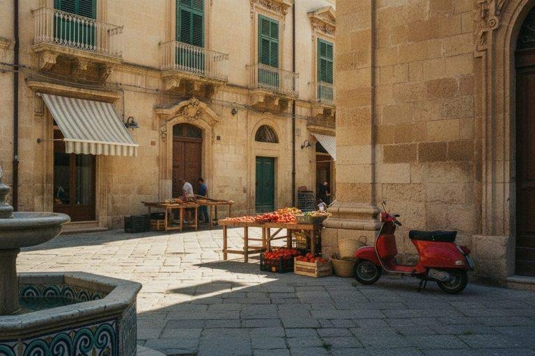 Noto, after the tour buses leave